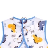 Baby feeding bib, no need to wash, cool drool cover, detachable feeding bib for children, waterproof sleeveless cover, thin style Specification image
